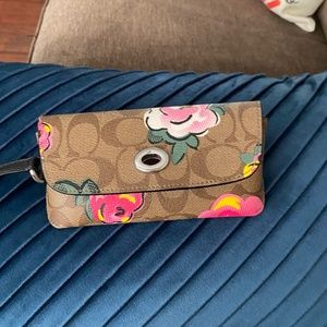 Coach floral sunglasses case